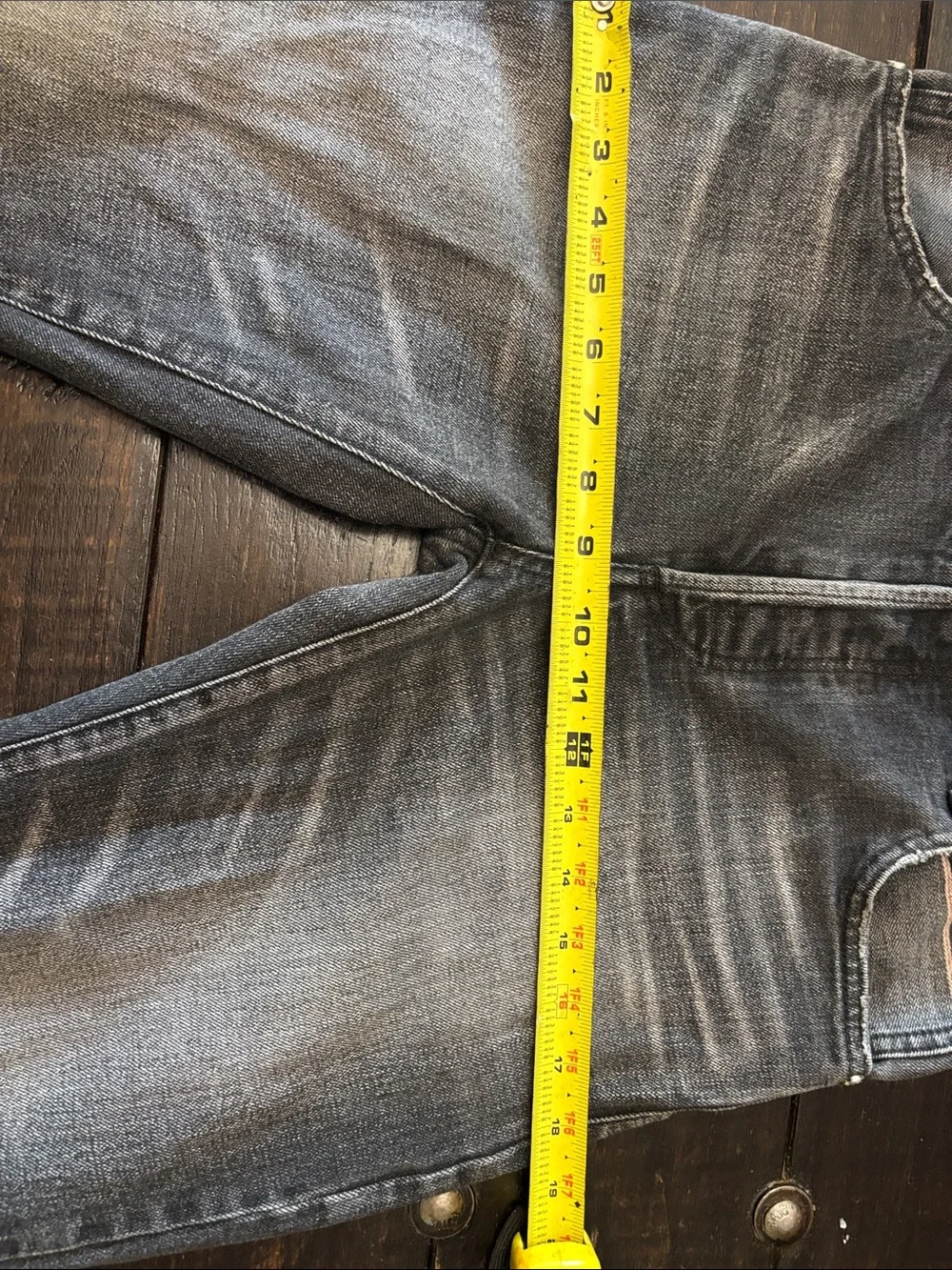 Balmain Men’s Washed Black Relaxed Jeans